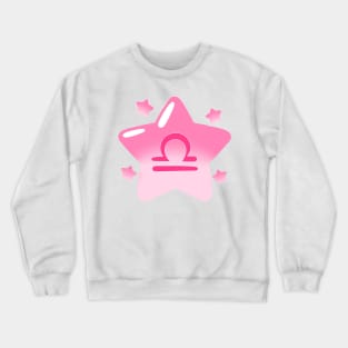 Astrological Sign Star - Libra Crewneck Sweatshirt